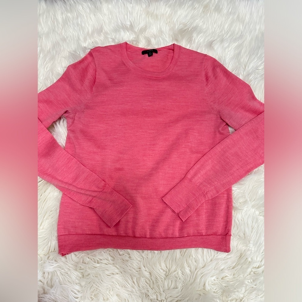 J. Crew Long Sleeved, Crew Neck Sweater - size Medium - Coral